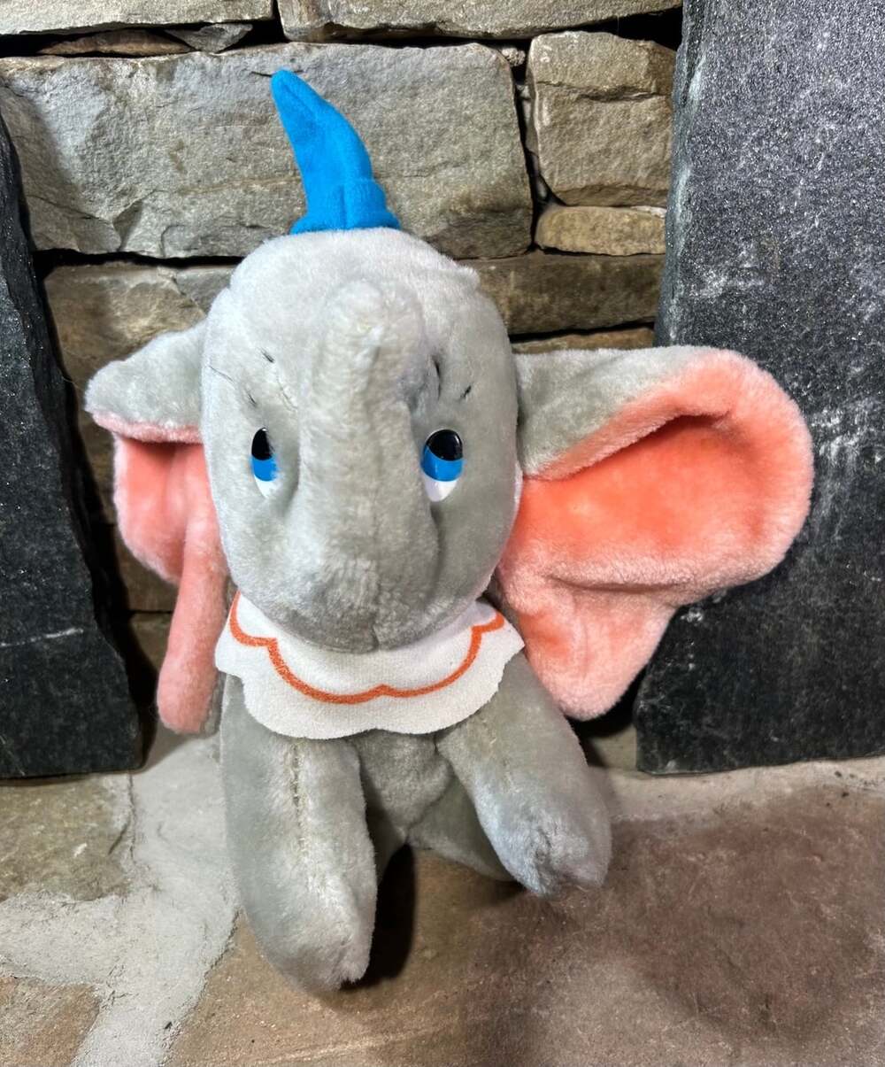Vintage Walt Disney World Dumbo the Elephant Plush